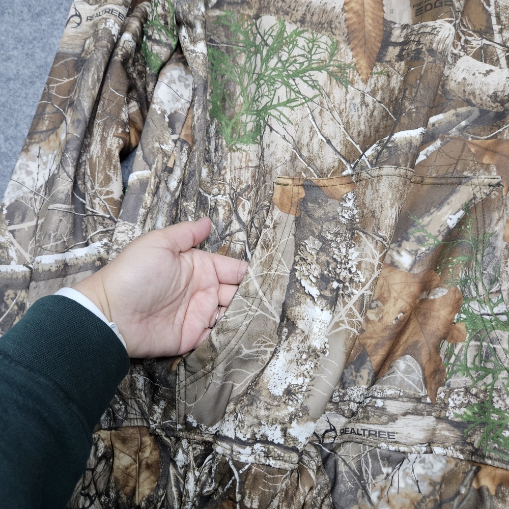 Non-Typical by Drake Camo Fleece Hoodie‎ Mossy Oak Bottom Land Mens Medium - Picture 5 of 10